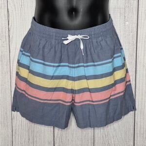 Chubbies The Retro Sets Men's Swim Trunks Bathing Suit Shorts, 5.5" Inseam, sz M